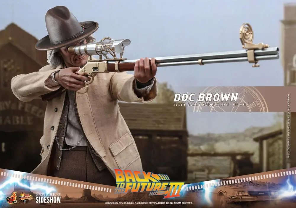 Doc Brown Back to the Future Part III - HOT TOYS