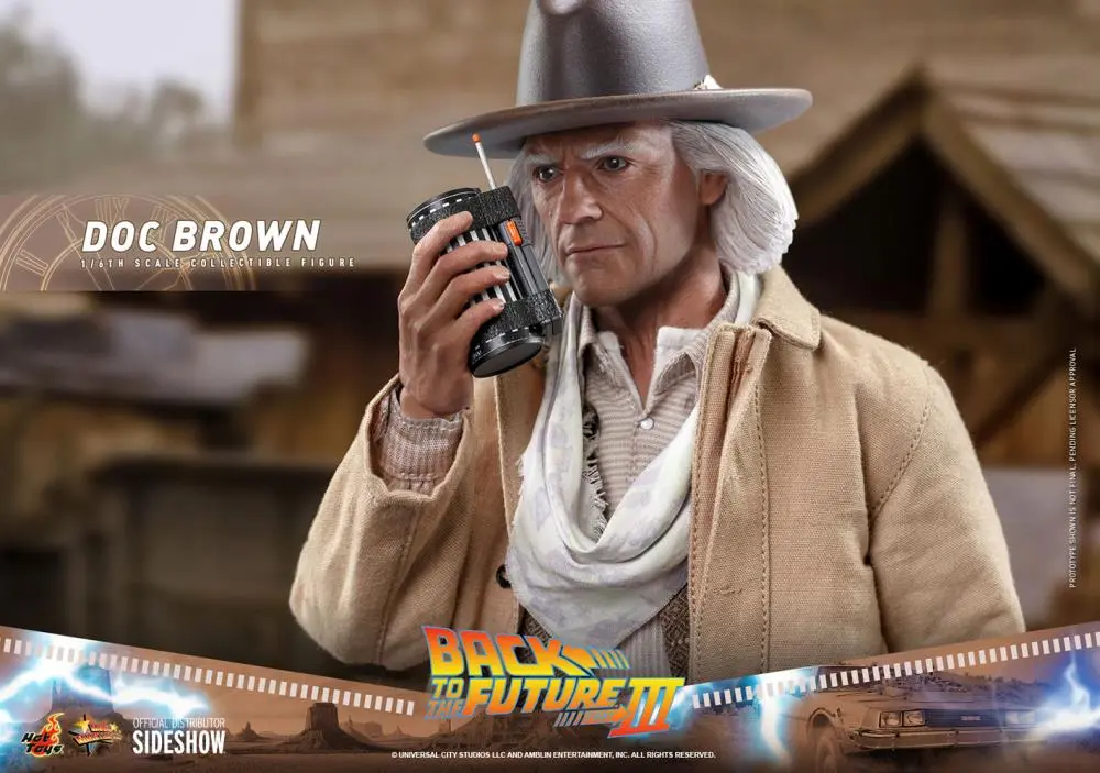 Doc Brown Back to the Future Part III - HOT TOYS