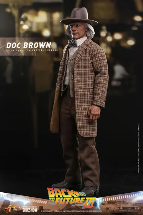 Doc Brown Back to the Future Part III - HOT TOYS
