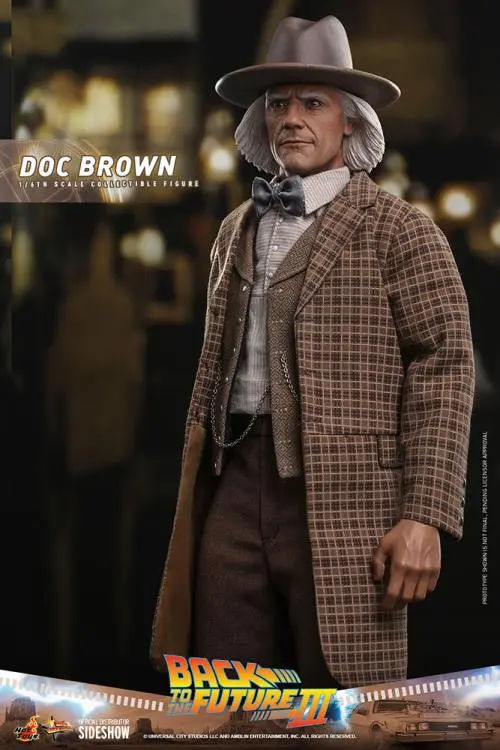 Doc Brown Back to the Future Part III - HOT TOYS