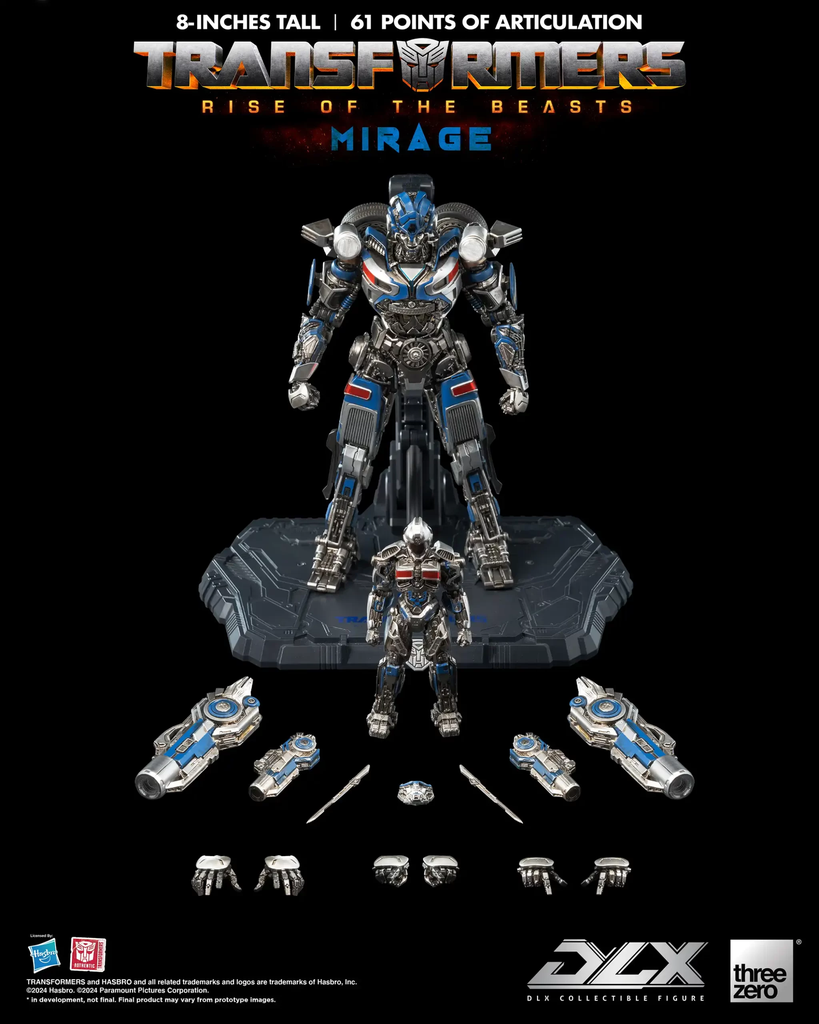MIRAGE Transformers The Rise of the Beasts DLX THREEZERO -  THREEZERO – PREVENTA