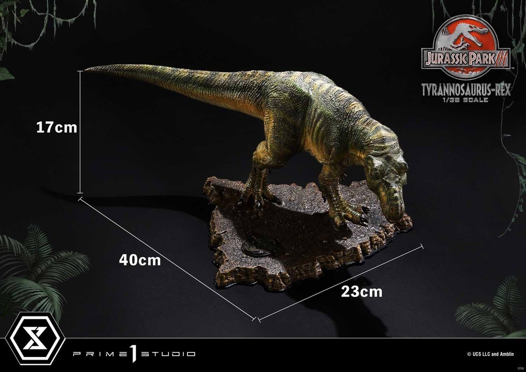 Tyrannosaurus-Rex Collectible Figure  "Jurassic Park III!" PRIME 1 - PREVENTA
