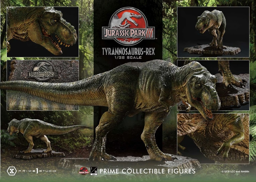 Tyrannosaurus-Rex Collectible Figure  "Jurassic Park III!" PRIME 1 - PREVENTA