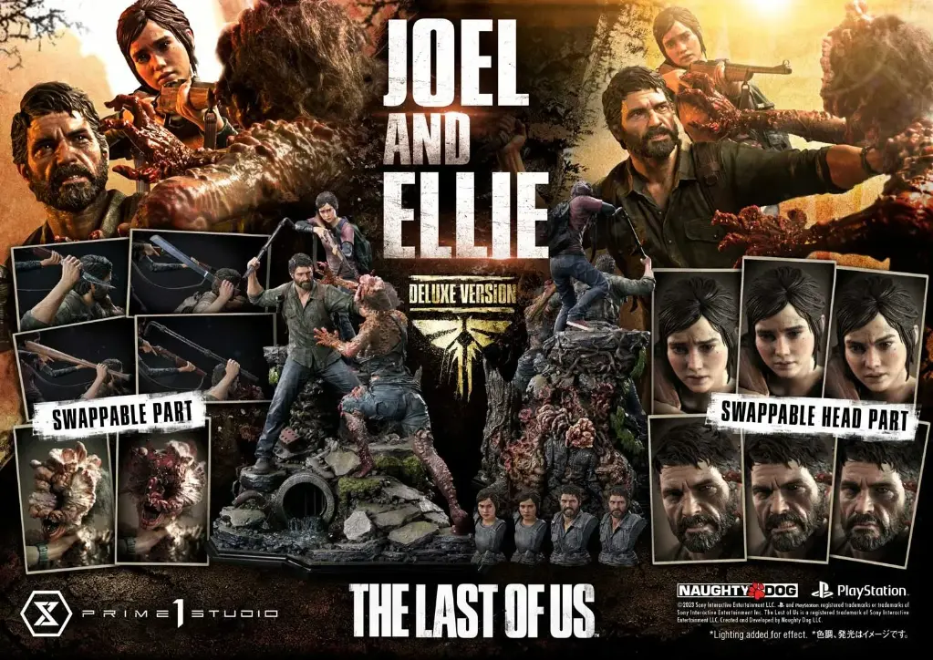 Joel & Ellie (Deluxe Version) Quarter Scale Statue "The Last of Us" PRIME 1 - PREVENTA 