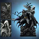 Batman Rebirth Edition Black Standard Version Quarter Scale Statue “DC Comics ” PRIME 1 – PREVENTA 