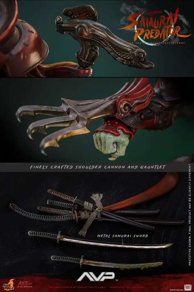 Akaoni Samurai Predator "Alien vs. Predator" Collector Edition – HOT TOYS – PREVENTA