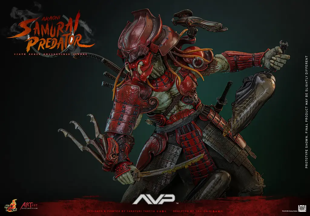 Akaoni Samurai Predator "Alien vs. Predator" Collector Edition – HOT TOYS – PREVENTA