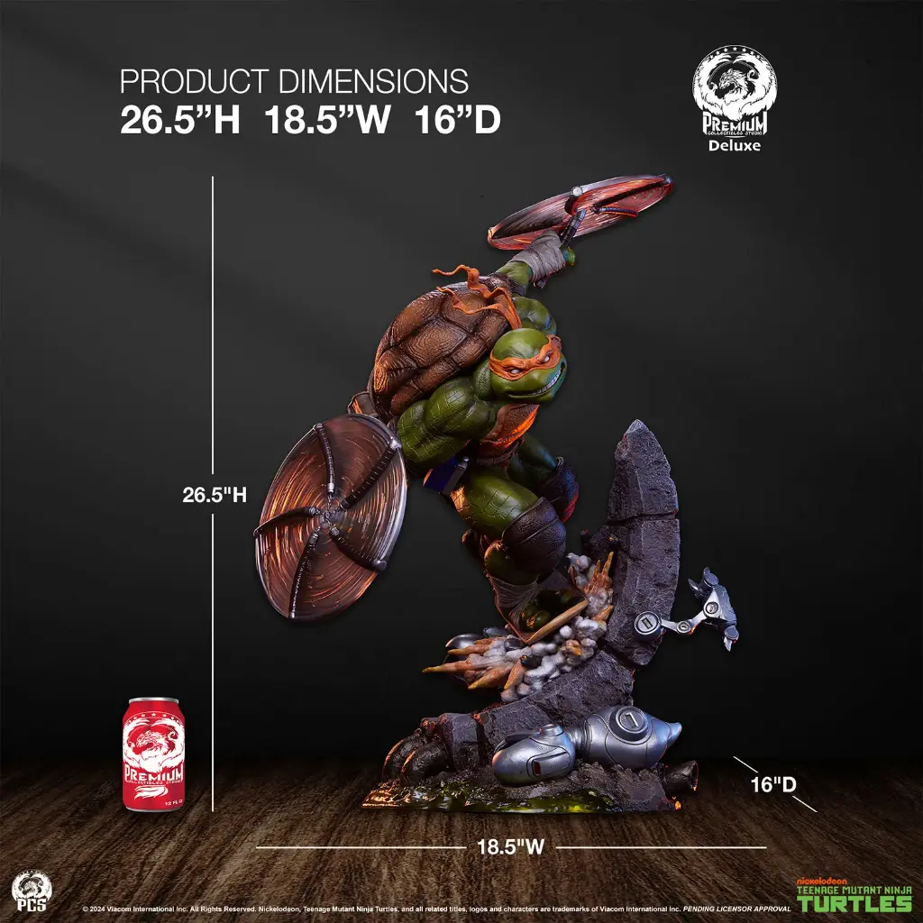 Michelangelo Deluxe 1:3 Scale Statue - PCS - PREVENTA