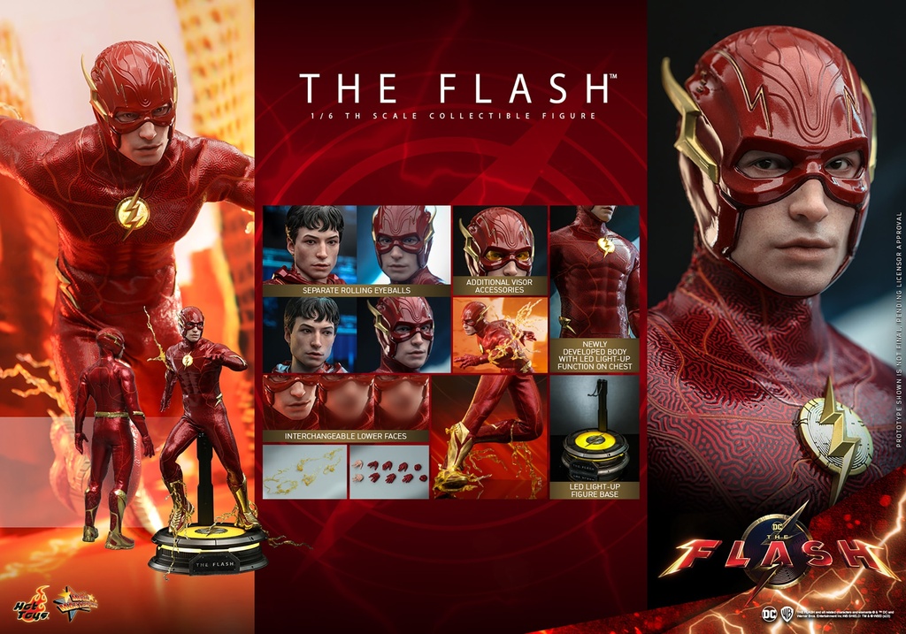 The Flash Sixth Scale Figure – The Flash (2023) – HOT TOYS – PREVENTA