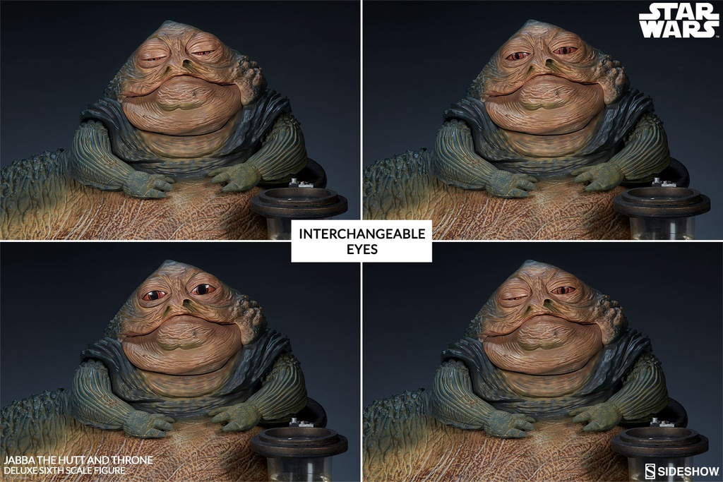 Jabba the Hutt and Throne Deluxe Sixth Scale ” Star Wars: Episode VI- Return of the Jedi” SIDESHOW – PREVENTA