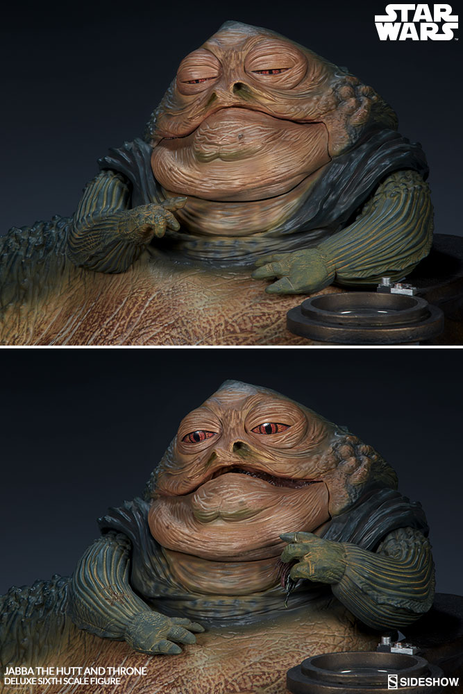 Jabba the Hutt and Throne Deluxe Sixth Scale ” Star Wars: Episode VI- Return of the Jedi” SIDESHOW – PREVENTA