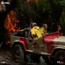 Jurassic Park T-Rex Chase 1/20 Demi Art Scale Limited Edition Statue - Iron Studios - Preventa 