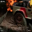 Jurassic Park T-Rex Chase 1/20 Demi Art Scale Limited Edition Statue - Iron Studios - Preventa 