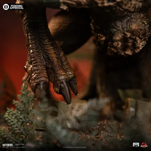 Jurassic Park T-Rex Chase 1/20 Demi Art Scale Limited Edition Statue - Iron Studios - Preventa 