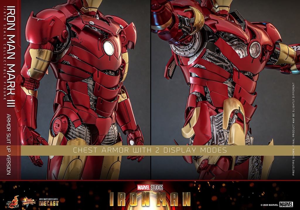  Iron Man Mark III (Armor Suit Up Version) "Iron Man 2008" HOT TOYS – PREVENTA
