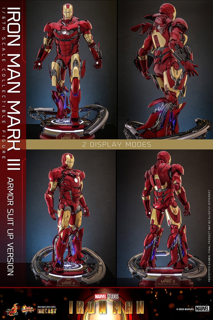  Iron Man Mark III (Armor Suit Up Version) "Iron Man 2008" HOT TOYS – PREVENTA