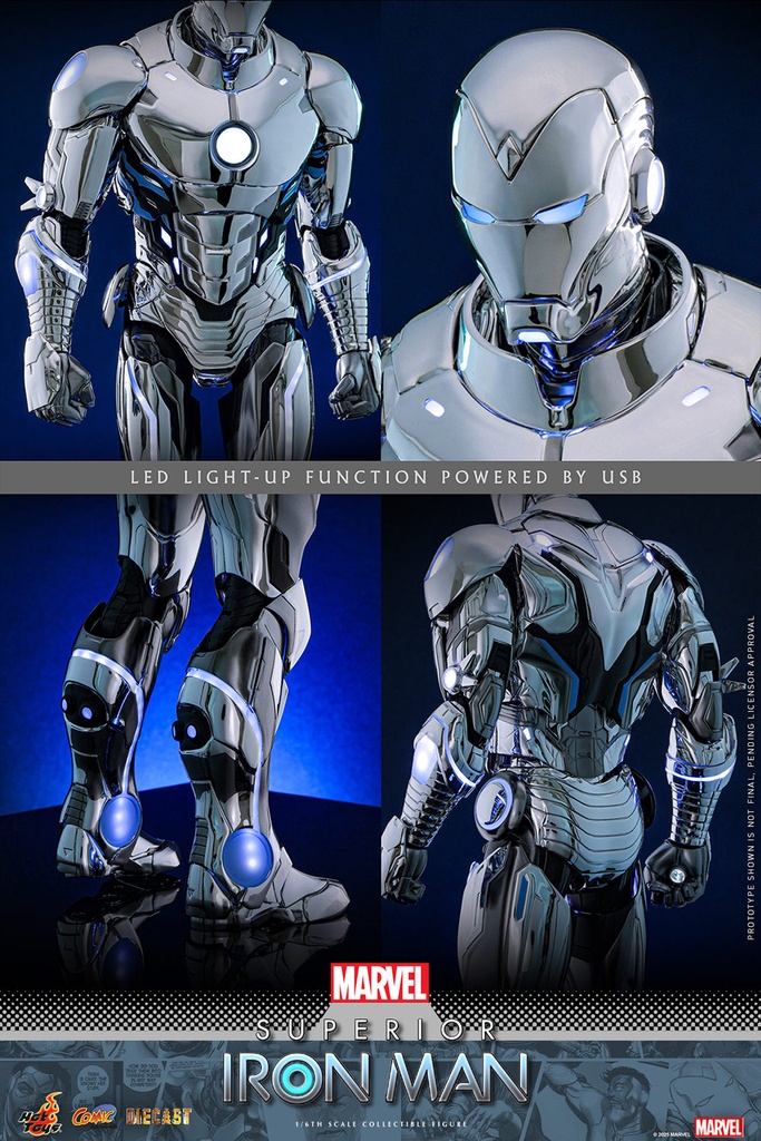 Superior Iron Man "Marvel Comics" HOT TOYS – PREVENTA