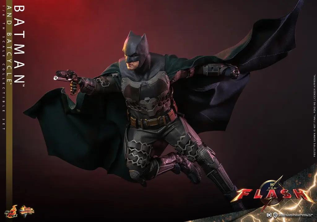 Batman and Batcycle Sixth Scale Figure Set - The Flash (2023) - HOT TOYS