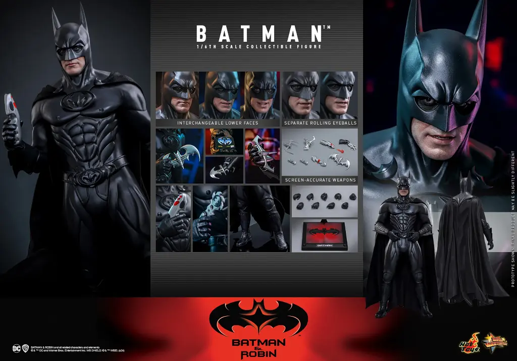 Batman "Batman y Robin 1997" – HOT TOYS - PREVENTA 