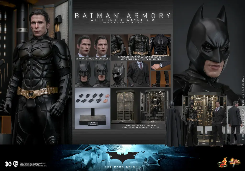Batman Armory with Bruce Wayne (2.0 ) – HOT TOYS - PREVENTA