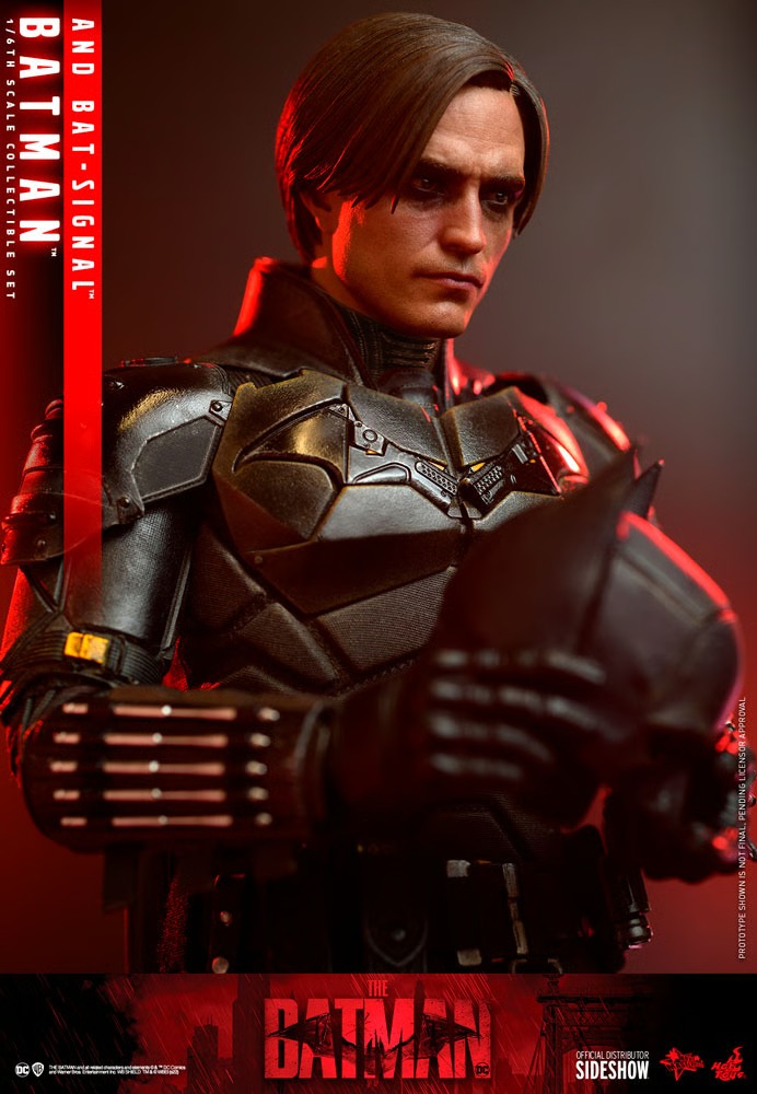 Batman and Bat-Signal 1/6 Set Movie The Batman - HOT TOYS