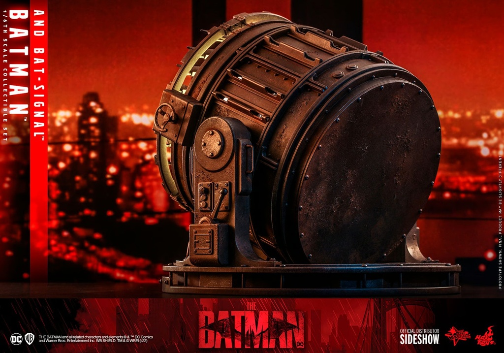Batman and Bat-Signal 1/6 Set Movie The Batman - HOT TOYS