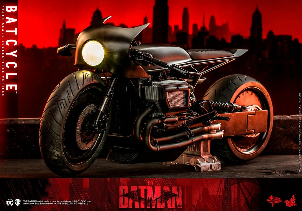 Batcycle Sixth Scale Accessory 1/6 Set Movie The Batman - HOT TOYS