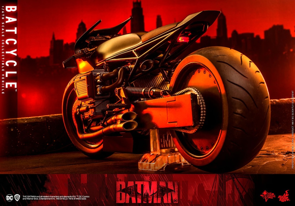 Batcycle Sixth Scale Accessory 1/6 Set Movie The Batman - HOT TOYS