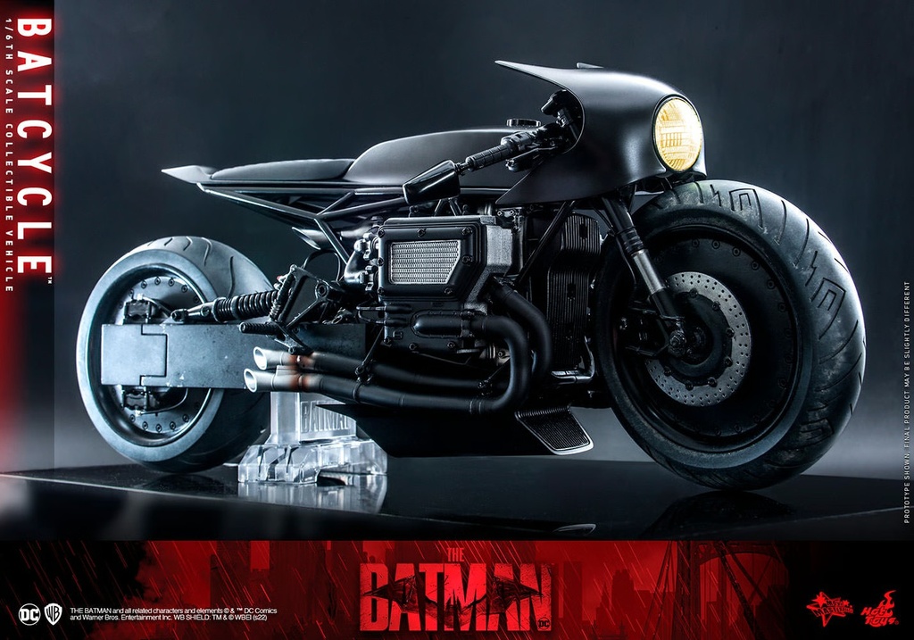 Batcycle Sixth Scale Accessory 1/6 Set Movie The Batman - HOT TOYS