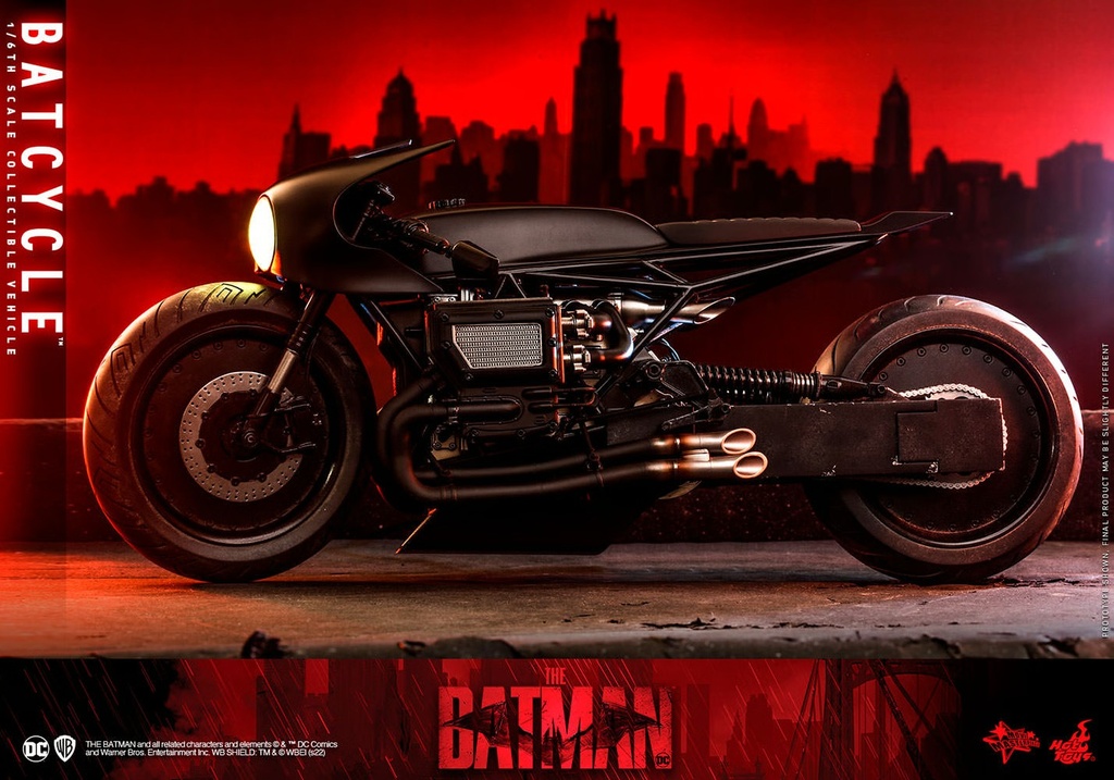 Batcycle Sixth Scale Accessory 1/6 Set Movie The Batman - HOT TOYS