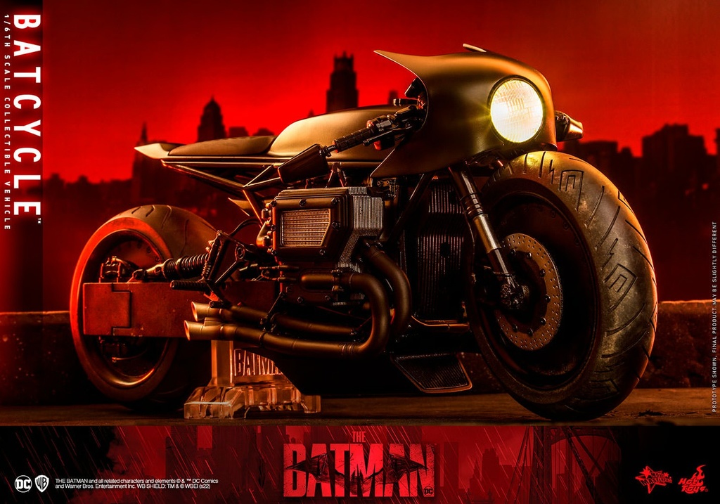 Batcycle Sixth Scale Accessory 1/6 Set Movie The Batman - HOT TOYS