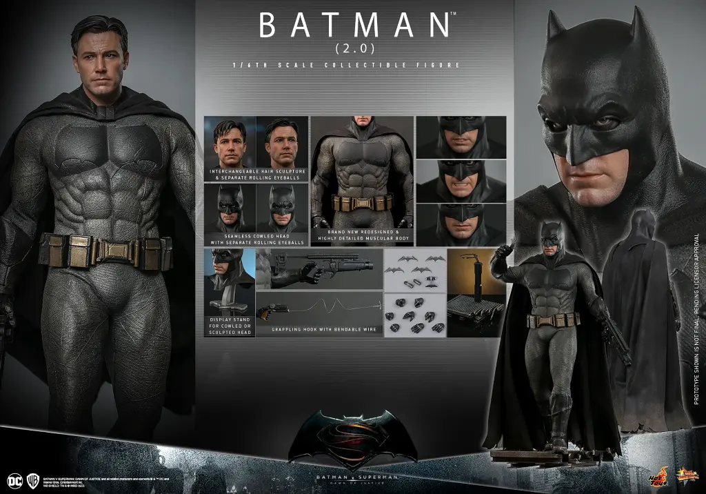 Batman (Ver.2) Batman VS Superman: Dawn of Justice – HOT TOYS – PREVENTA