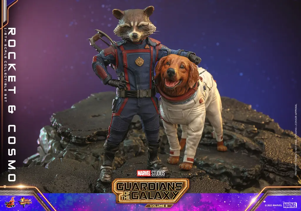 Rocket and Cosmo  Set Guardians of the Galaxy Vol. 3 - HOTTOYS