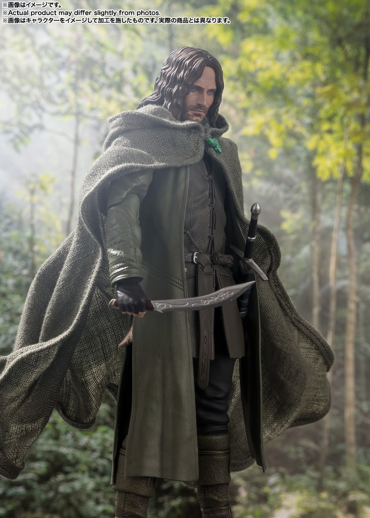 ARAGORN THE LORD OF THE RINGS SH FIGUARTS - BANDAI - PREVENTA 