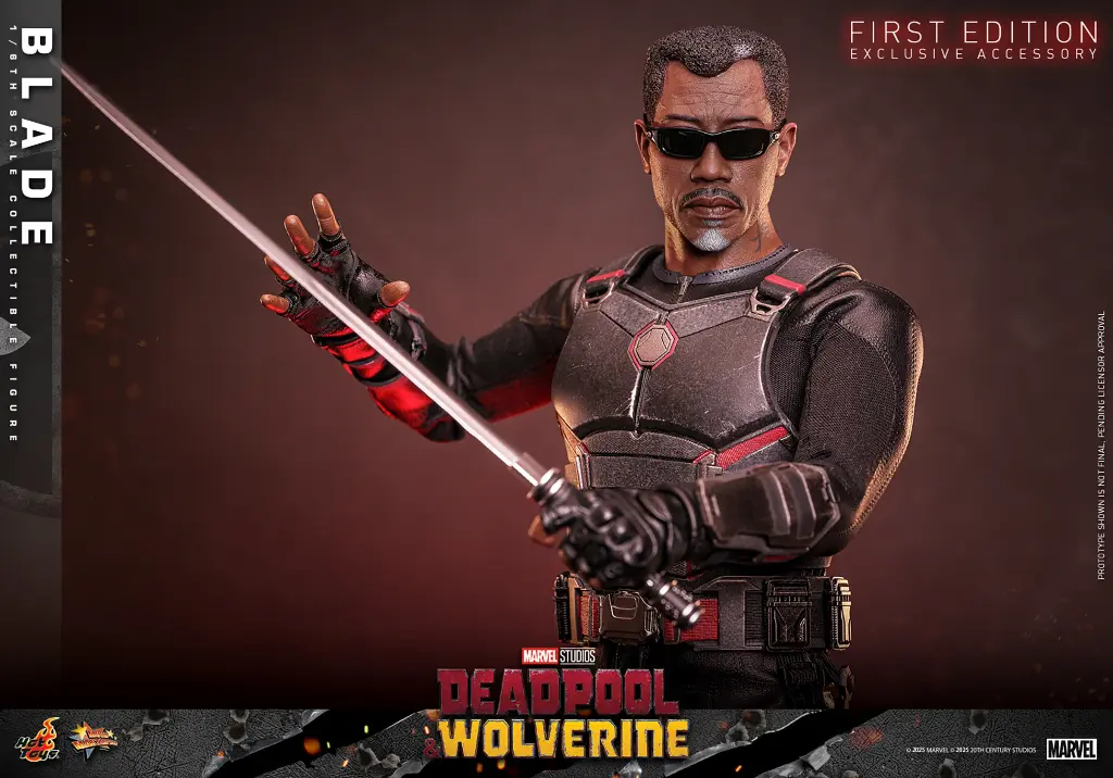 Blade Firt Edition Exclusive Accesory "Deadpool & Wolverine" – HOT TOYS – PREVENTA