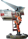 Luke Skywalker & X-Wing Red Five Standing Premium Format - SIDESHOW - PREVENTA
