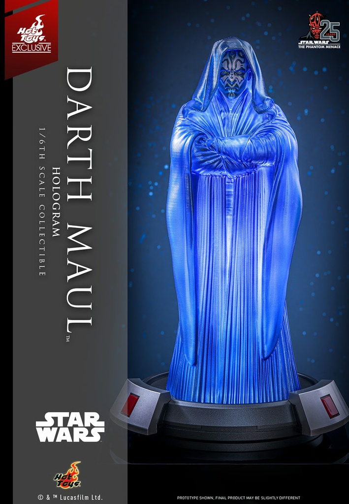 Darth Maul Hologram EXCLUSIVE  "Star Wars: The Phantom Menace " HOT TOYS – PREVENTA