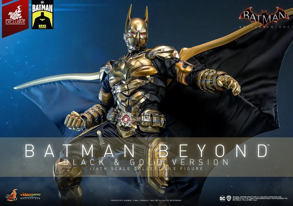 Batman Beyond (Black and Gold Version) EXCLUSIVE  "Batman: Arkham Knight" HOT TOYS – PREVENTA 