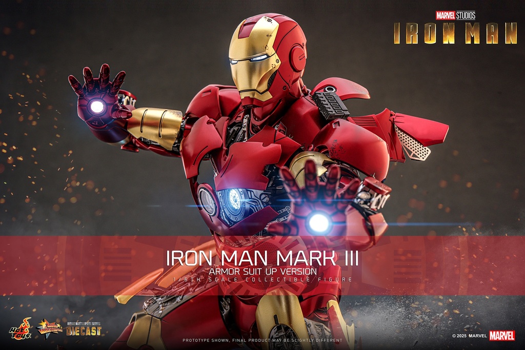  Iron Man Mark III (Armor Suit Up Version) "Iron Man 2008" HOT TOYS – PREVENTA