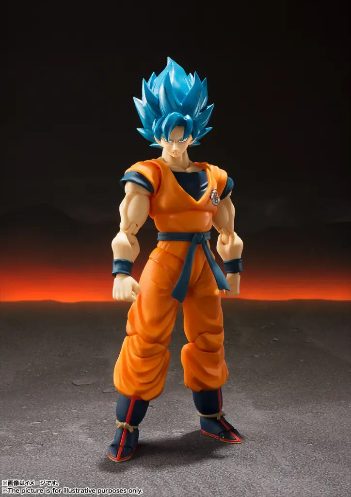 Super Saiyan Goku God "Dragon Ball Super" SH Figuarts - BANDAI