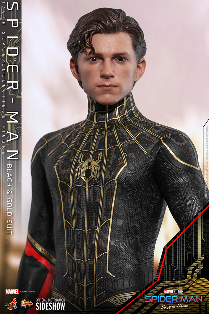 Spider-Man (Black & Gold Suit) Spider-Man: No Way Home - HOT TOYS