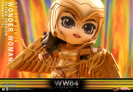 [4895228603326] Golden Armor Wonder Woman (Flying Version) Wonder Woman 1984 - Cosbaby - HOT TOYS