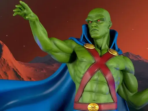[040232668050] Martian Manhunter Maquette - TWEETTERHEAD