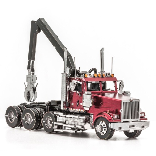[032309011784] WESTERN STAR 4900 LOG TRUCK - MMS178 - METAL EARTH