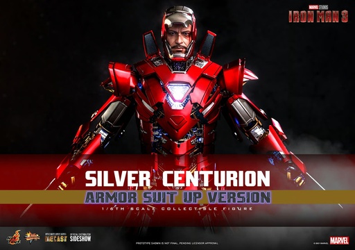 [4895228609458] Silver Centurion (Armor Suit Up Version) - HOT TOYS
