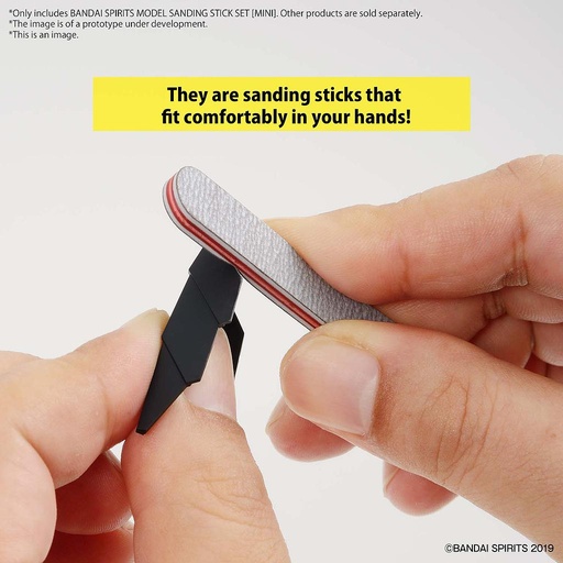 [4573102620040] MODEL SANDING STICK SET [MINI] - BANDAI