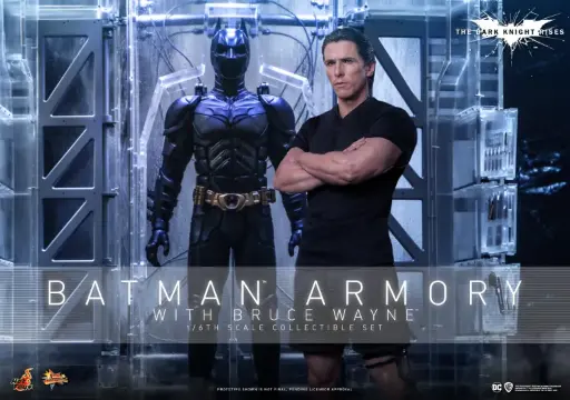 [4895228614223] BATMAN ARMORY WITH BRUCE WAYNE – HOT TOYS