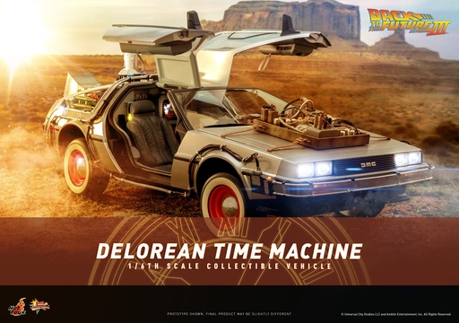 [4895228616449] DeLorean Time Machine Back to the Future III - HOT TOYS