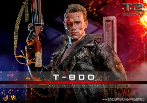 [4895228619648] T-800 (Battle Damaged Version 2.0) "Terminator 2: Judgment Day" - HOT TOYS - PREVENTA