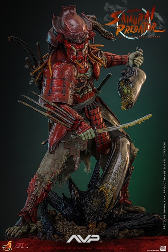 [4895228619570] Akaoni Samurai Predator "Alien vs. Predator" Collector Edition – HOT TOYS – PREVENTA